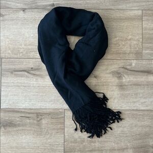 Black Fringe Scarf